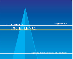 The Pursuit of Excellence - National Council of Self Insurers Conference November 2010